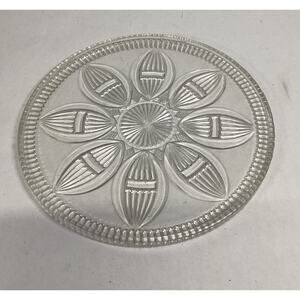 Imperial Glass Floral Tray Pattern - 10”D